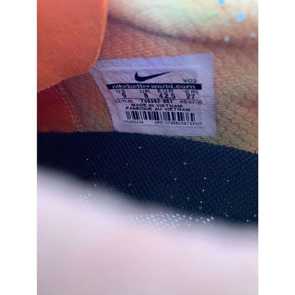 Size 9 Mens- Nike Zoom Hypercross TR2 Total Orange - Picture 6 of 6